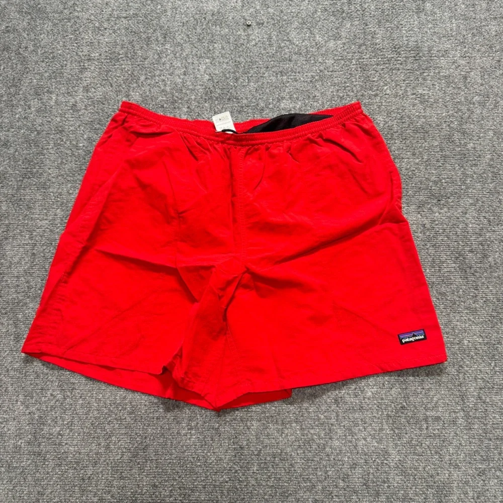 VTG Patagonia Baggies Shorts Mens XL Red Lightweight 4
